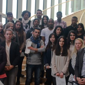 Besuchergruppe des Alice-Salomon-Berufskollegs (Foto: Büro Serdar Yüksel, MdL)
